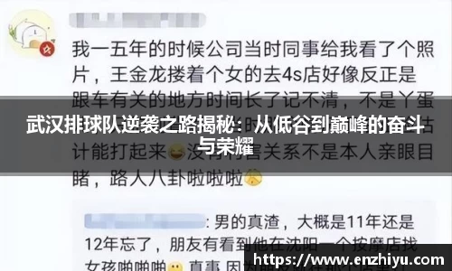 武汉排球队逆袭之路揭秘：从低谷到巅峰的奋斗与荣耀